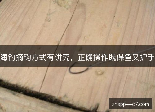 海钓摘钩方式有讲究，正确操作既保鱼又护手